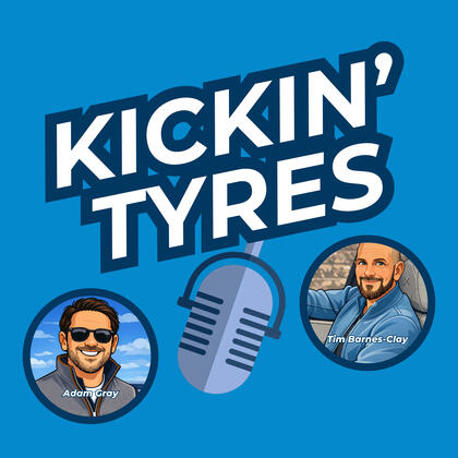 Kickin' Tyres podcast logo
